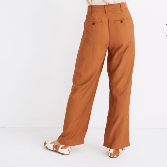 NWT • Madewell • Drapey Pleated Wide Leg Pants - Picture 2 of 10